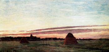 尅勞德 莫奈 Haystacks At Chailly